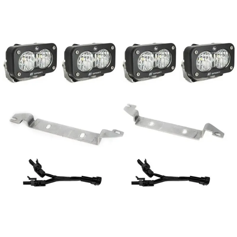 Baja Design 2024+ Toyota S2 Sport Dual Fog Pocket Light Kit 1