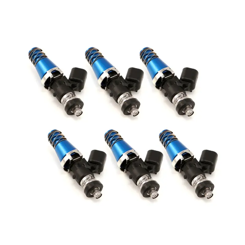 Injector Dynamics Id1050x Injectors 11Mm (Blue) Adaptor Tops Denso Lower Cushions (Set Of 6) 1