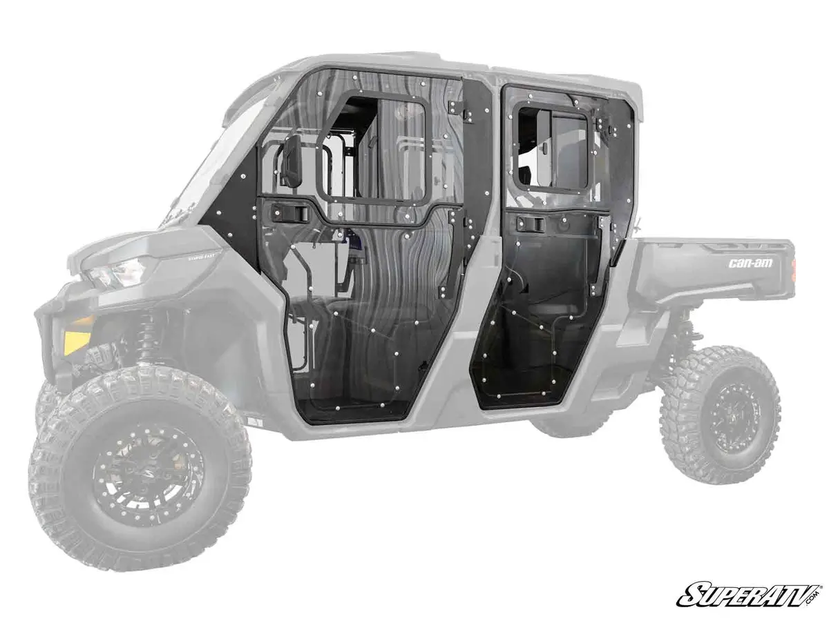 Can-Am Defender Max Convertible Cab Enclosure Doors 1