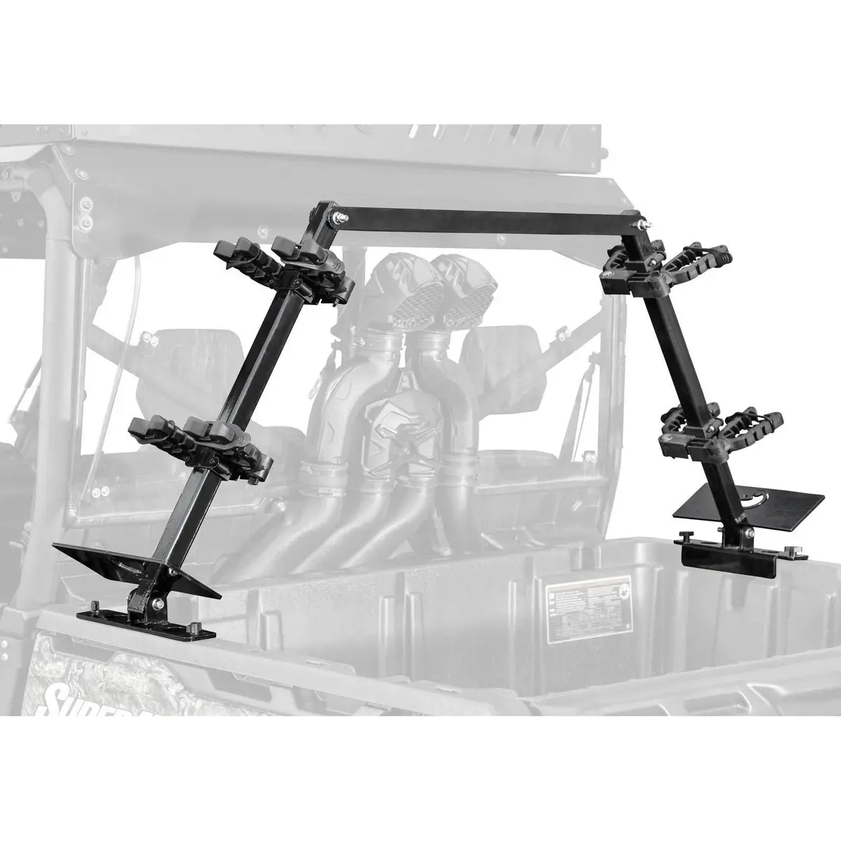 Can Am Defender In-Bed Gun Rack 1