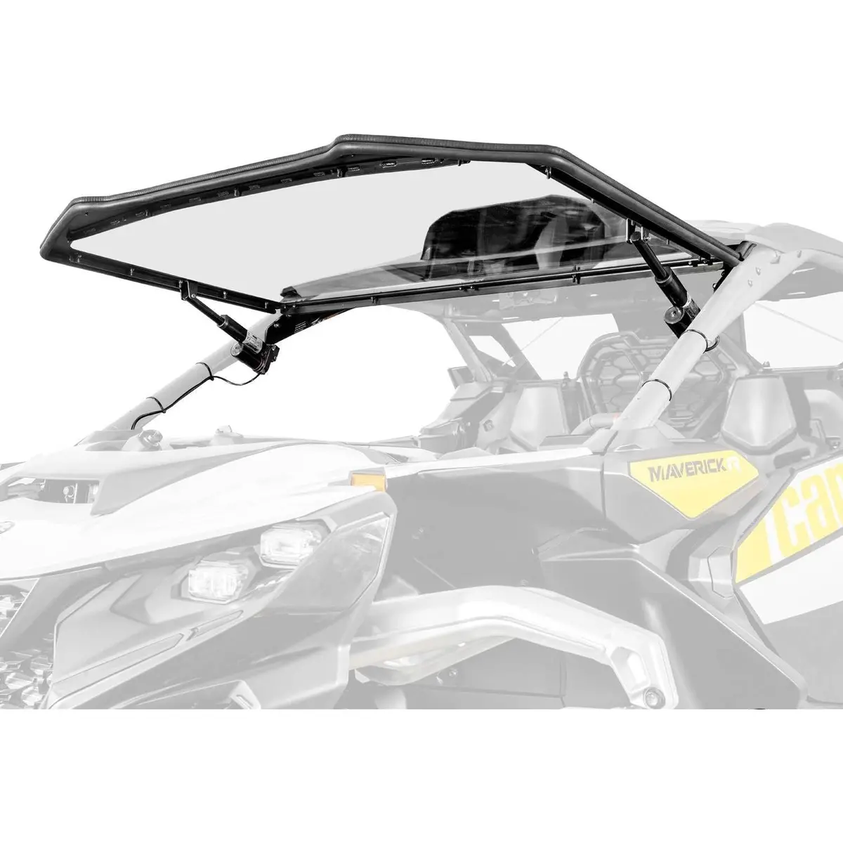 Can Am Maverick R Maxdrive Power Flip Windshield 1