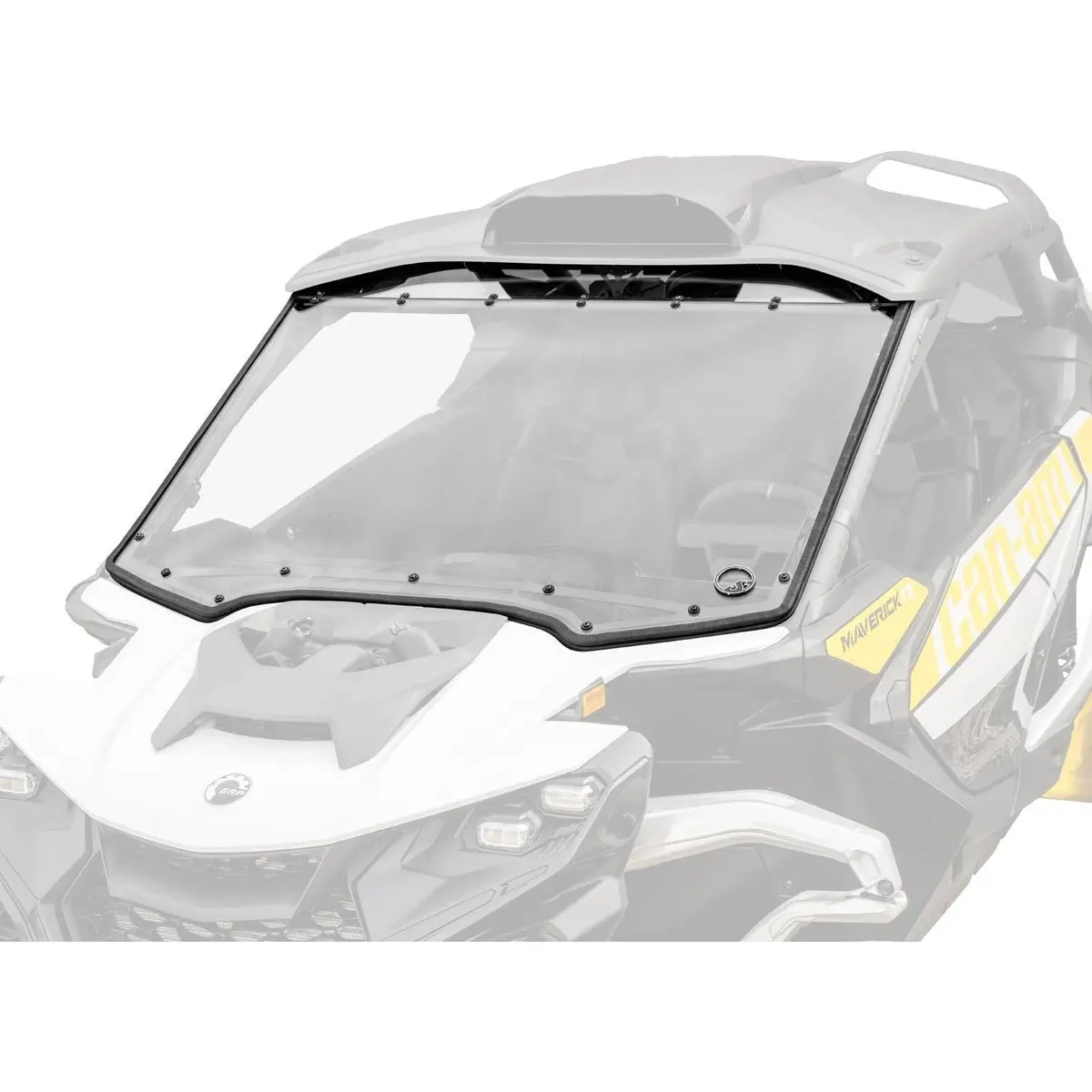 Can Am Maverick R Scratch Resistant Full Windshield 1