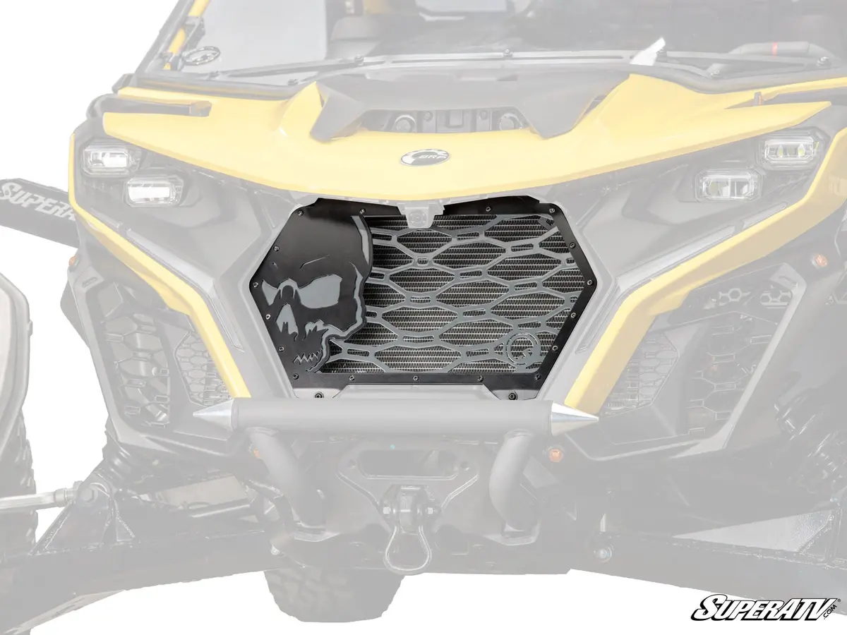 Can-Am Maverick R Skull Style Grille Insert 1