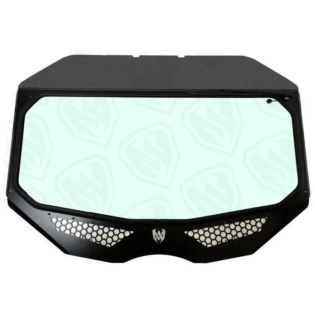 Can Am X3 Vented Glass Windshield 1