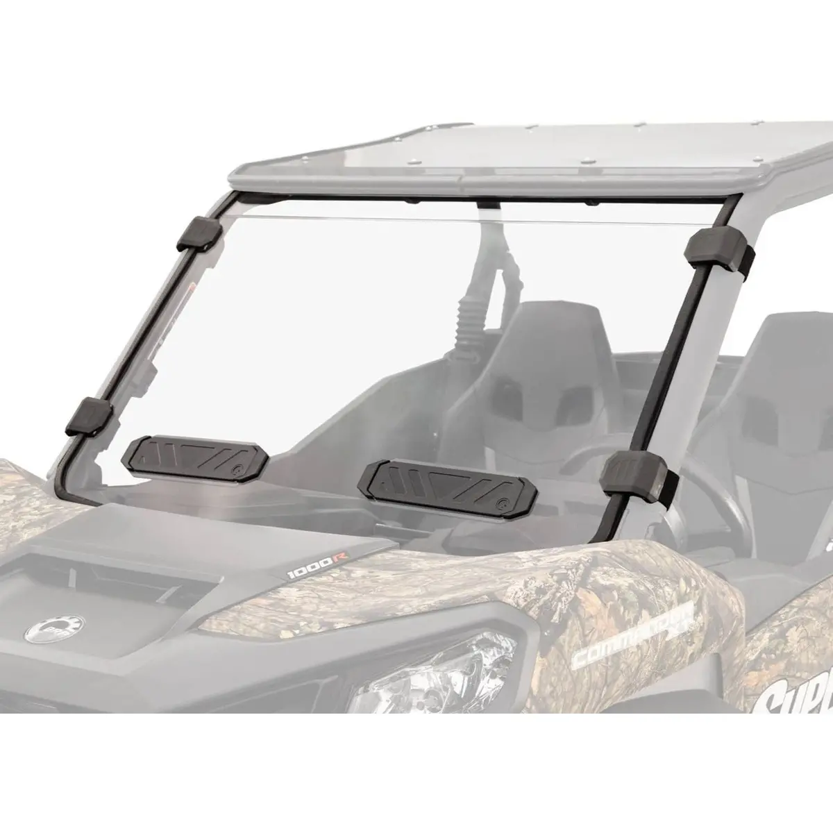 Can Am Maverick Sport Scratch Resistant Vented Full Windshield 1