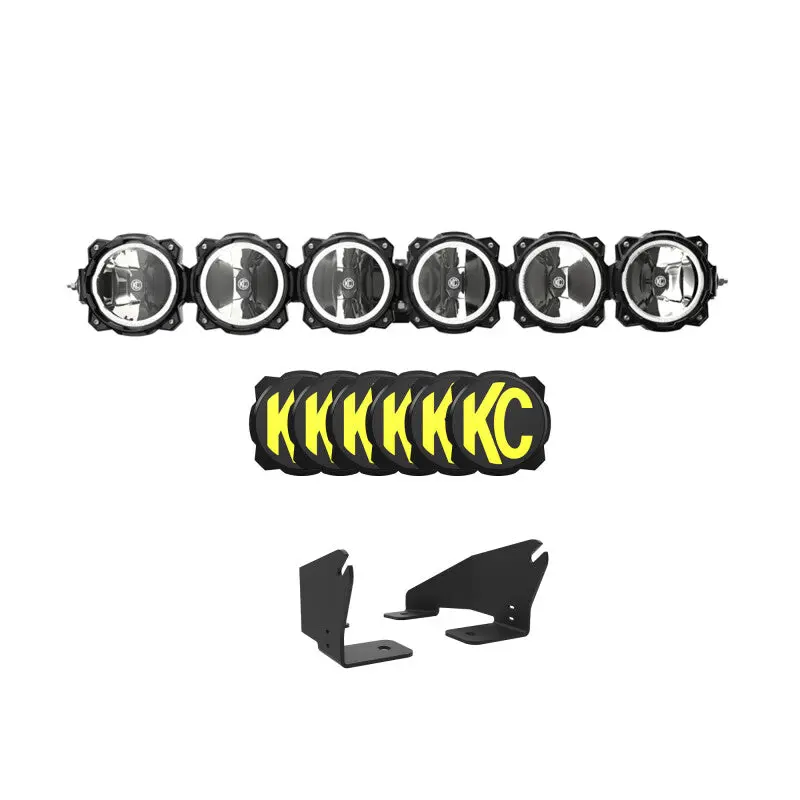 Kc Hilites 2022+ Polaris Rzr Pro Xp 39In. Pro6 Gravity Led 6-Light 120W Combo Beam 1