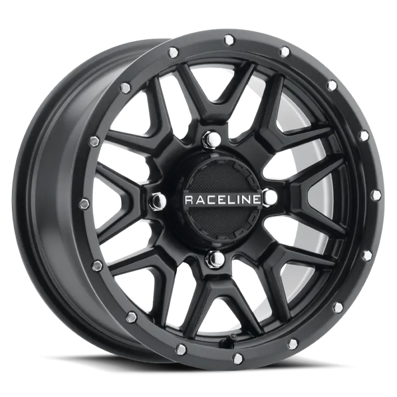 Raceline A94b Krank 14X7in / 4X156 Bp / 38Mm Offset / 132.5Mm Bore - Satin Black Wheel 1