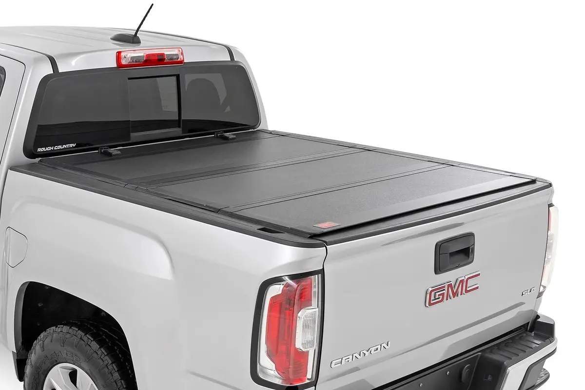 Rough Country Hard Tri-Fold Flip Up Bed Cover Chevy/Gmc Canyon/Colorado (15-26) 1