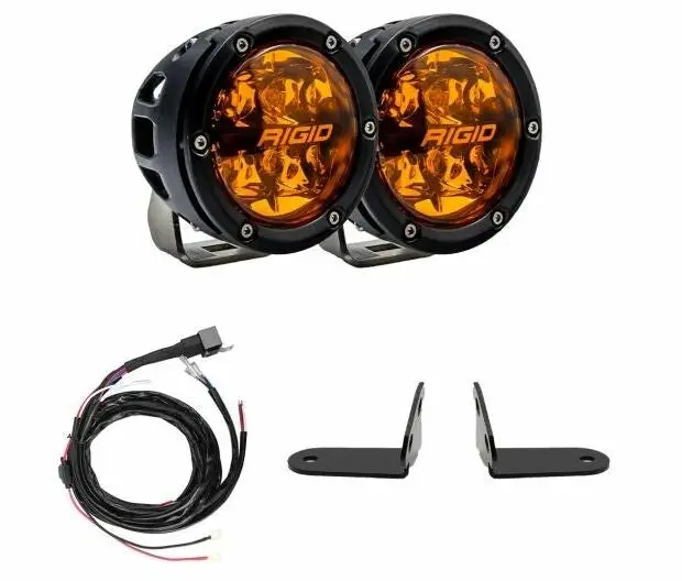 Rigid Rzr 360 Series Amber Pro A-Pillar Light Kit (Pro R/Turbo R) 1