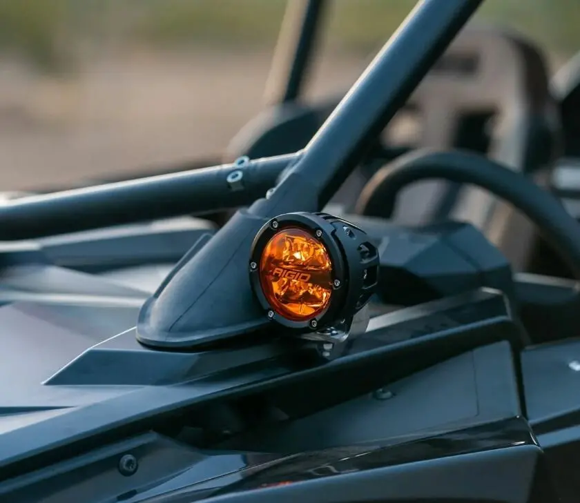 Rigid Rzr 360 Series Amber Pro A-Pillar Light Kit (Pro R/Turbo R) 2