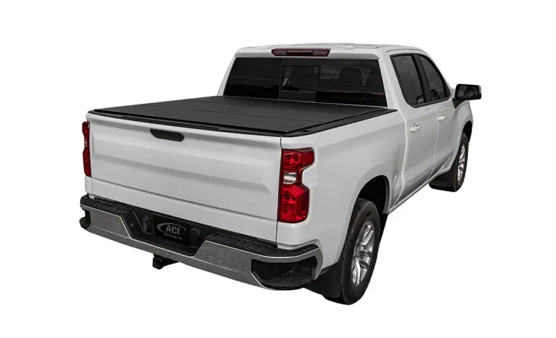 Access Lomax Tri-Fold Cover Black Urethane Finish 22+ Toyota Tundra - 5Ft 6In Bed 1
