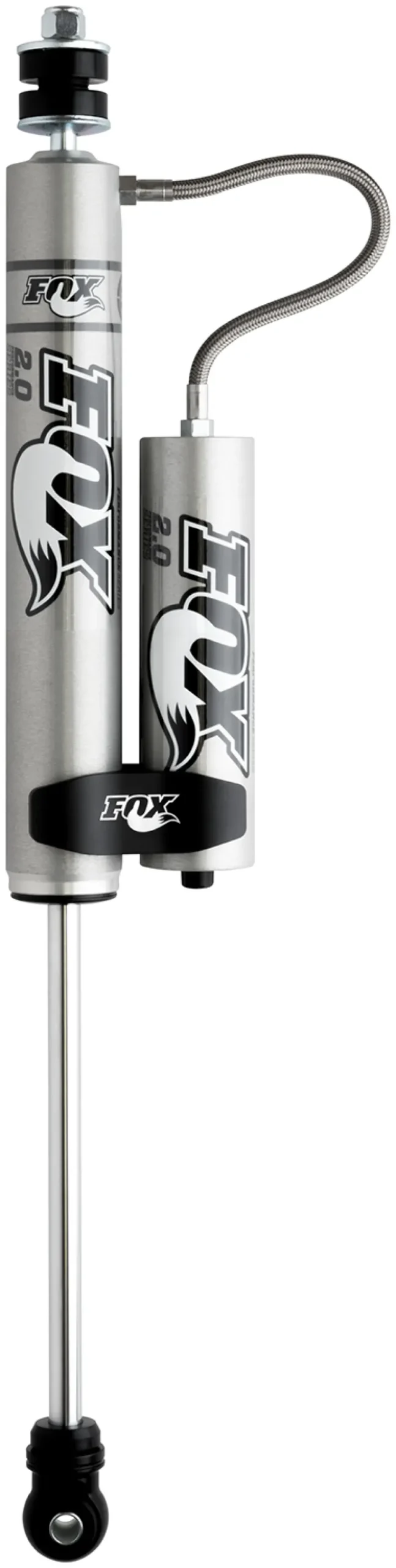 Fox 2.0 Performance Series 10.1In. Smooth Body Remote Res. Shock W/Stem Mount / Std Travel - Black 1