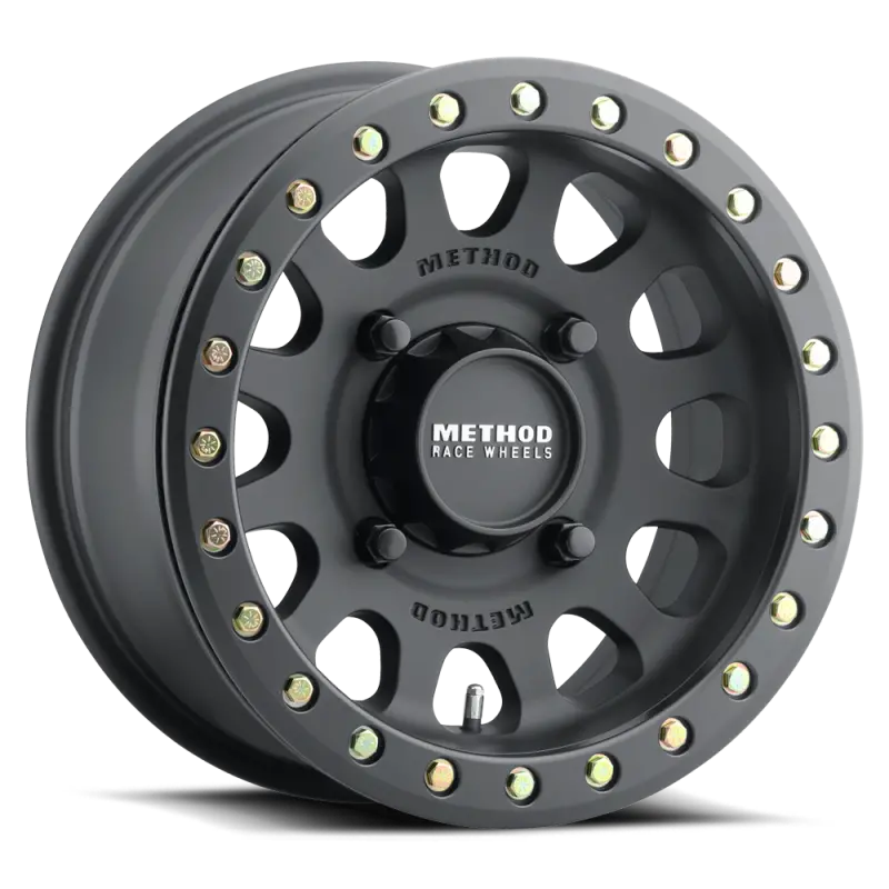 Method Mr401 Utv Beadlock 15X7 +38Mm Offset 6 X 139.7 Bp 81.80Mm Cb Matte Black Wheel W/ Bh-H24100 1