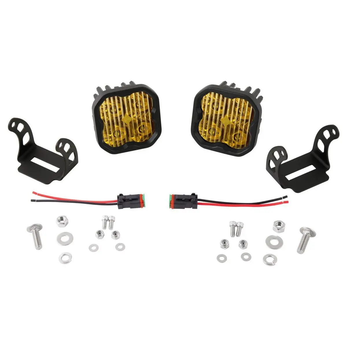 Stage Series 3" Yellow Pro Led Pods (Pair) 6
