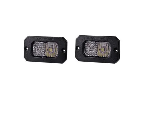 Diode Dynamics Stage Series 2In Led Pod Sport - White Combo Flush Abl (Pair) 1