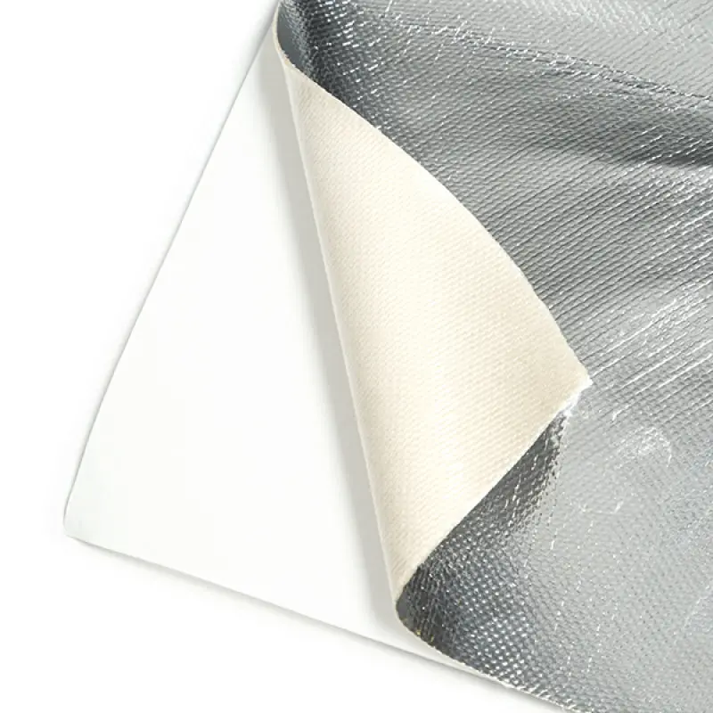 Mishimoto Aluminum Silica Heat Barrier W/ Adhesive Backing, 12In X 24In 1