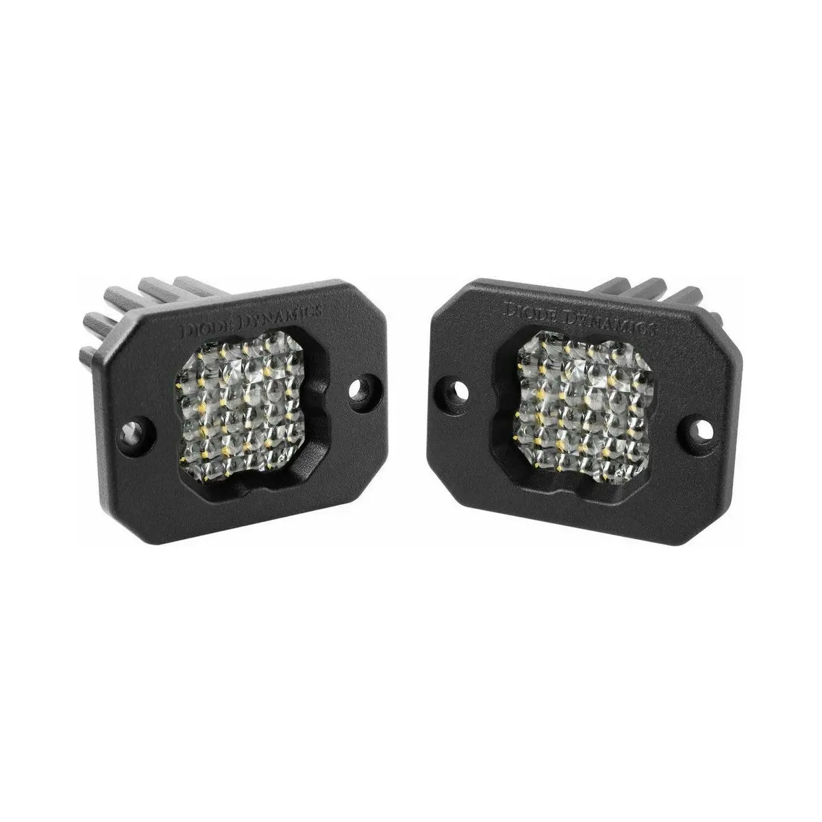 Stage Series C1 White Sport Flush Mount Led Pods (Pair) 1