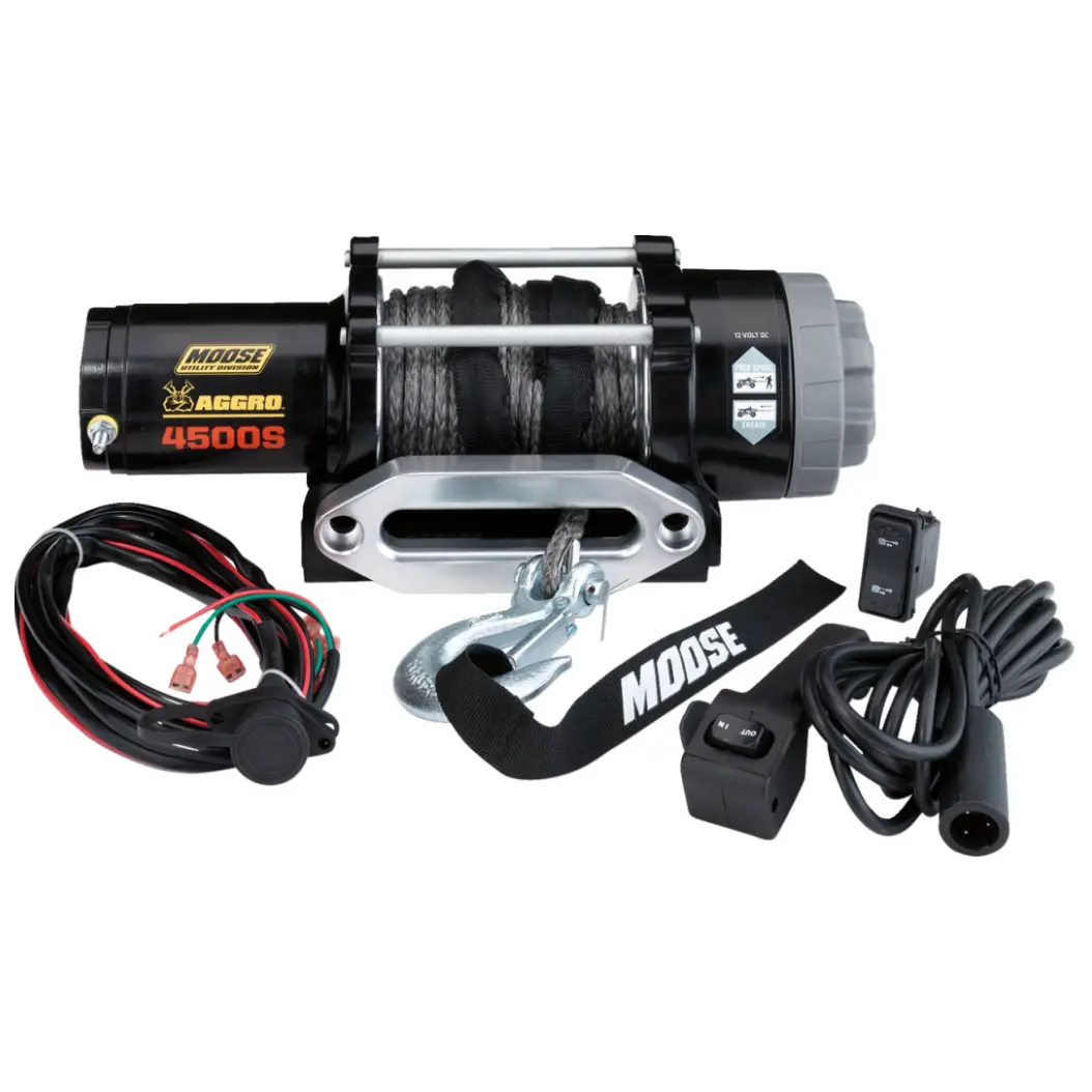 4500 Lb Aggro Winch (Synthetic Rope) 1