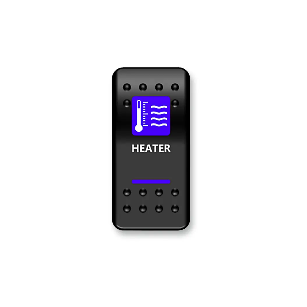Heater Rocker Switch (Blue) 1