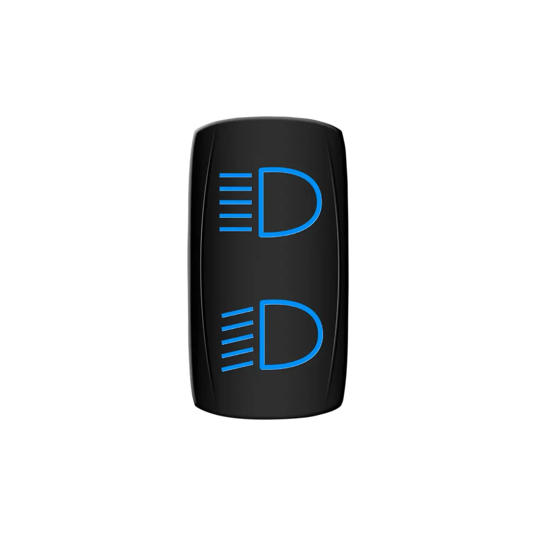 Hi/Lo Beam Rocker Switch (Blue) 1