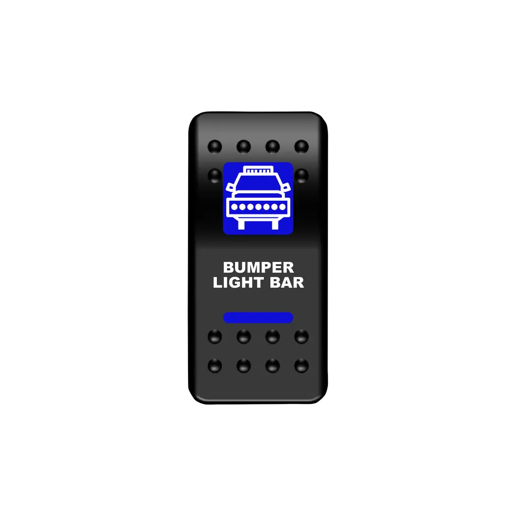 Bumper Light Bar Rocker Switch (Blue) 1