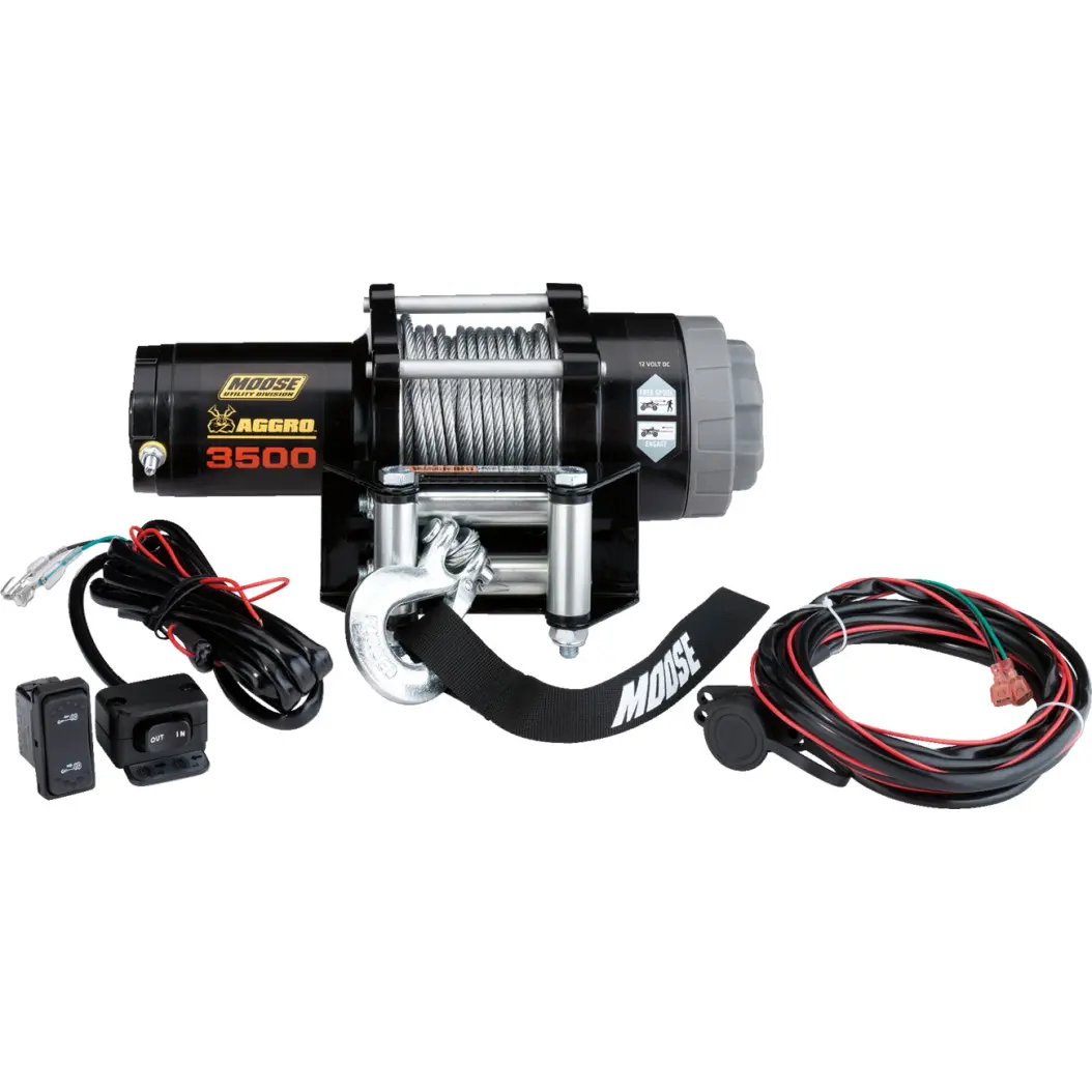 3500 Lb Aggro Winch (Wire Rope) 1