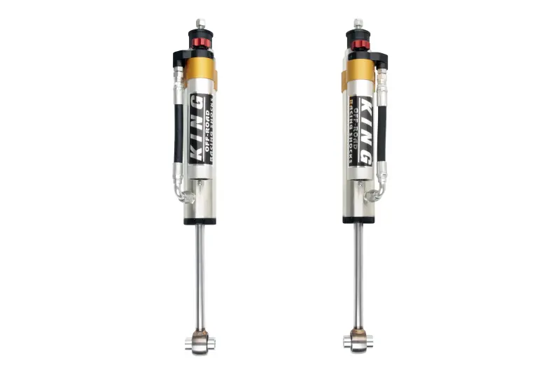King Shocks 90-12 Mercedes-Benz G-Class Rear 2.5 Dia Piggy Hose Reservoir W/Adjuster (Pair) 1