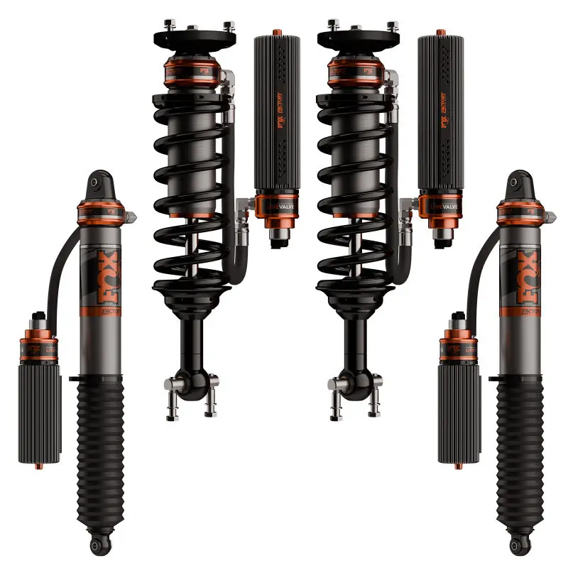 Fox 2024+ Ford F150 Supercrew 3.2 Factory Race Live Valve Front Coilover - 2-2.5In Lift 1