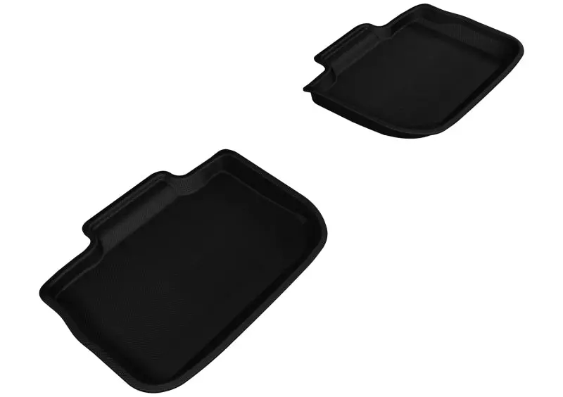 3D Maxpider 2011-2020 Dodge/Chrysler Charger/300/300C Kagu 2Nd Row Floormats - Black 1
