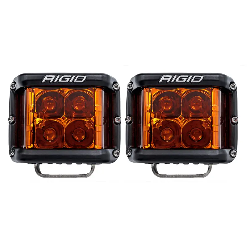 Rigid Industries D-Ss Spot W/ Amber Pro Lens (Pair) 2