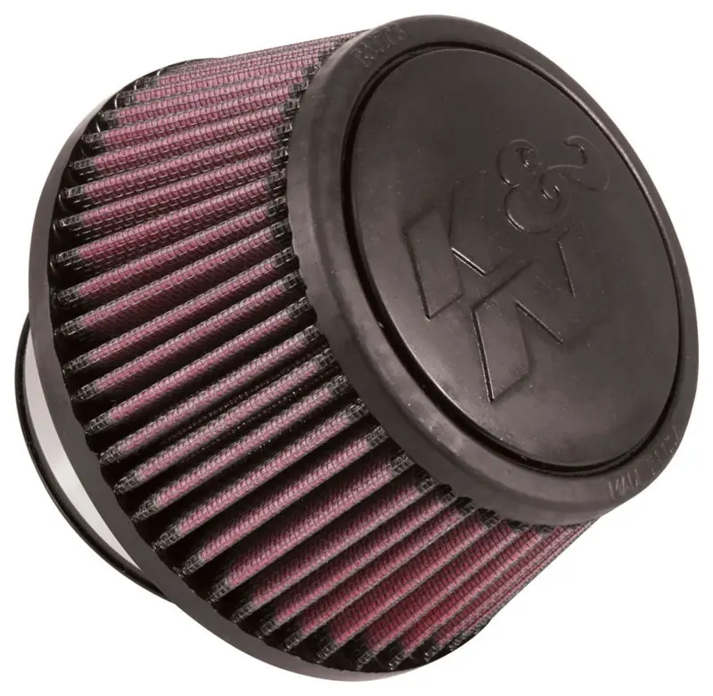 K&N Universal Round Clamp-On Air Filter 3In Flange Id X 6In Base Od X 4.625In Top Od X 3In Height 2