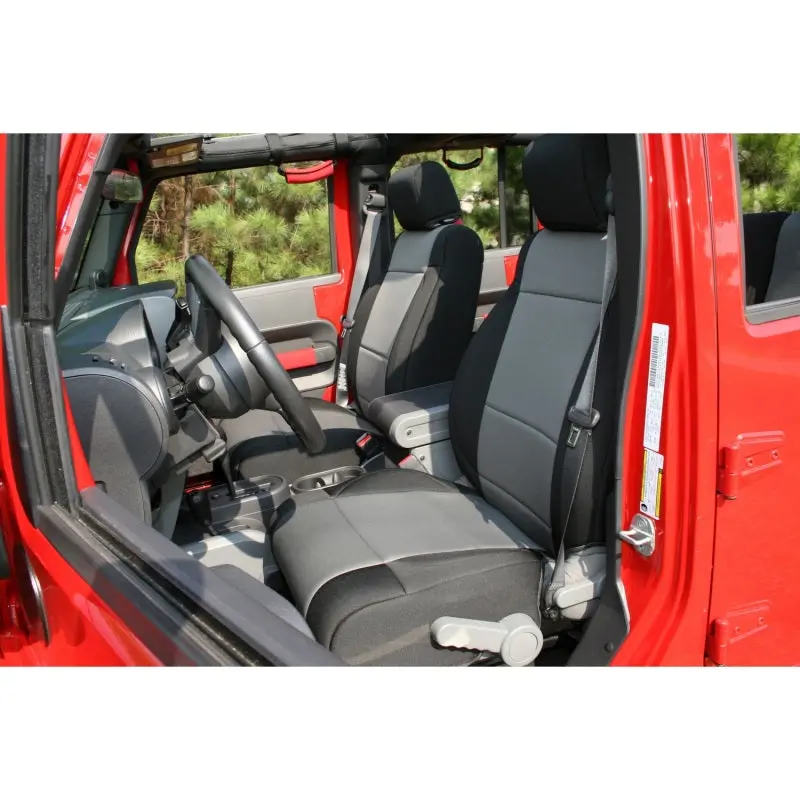 Rugged Ridge Neoprene Front Seat Covers 07-10 Jeep Wrangler Jk 1