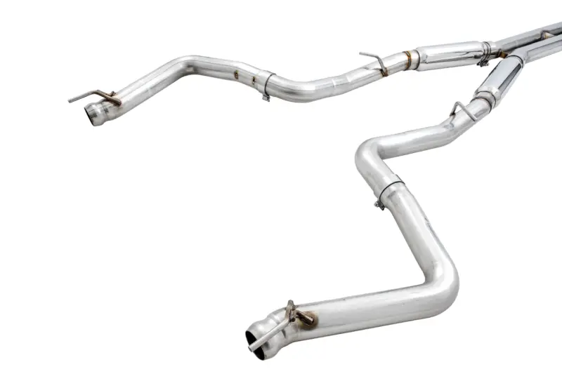 Awe Tuning 2015+ Dodge Challenger 6.4L/6.2L Supercharged Track Edition Exhaust - Use Stock Tips 1
