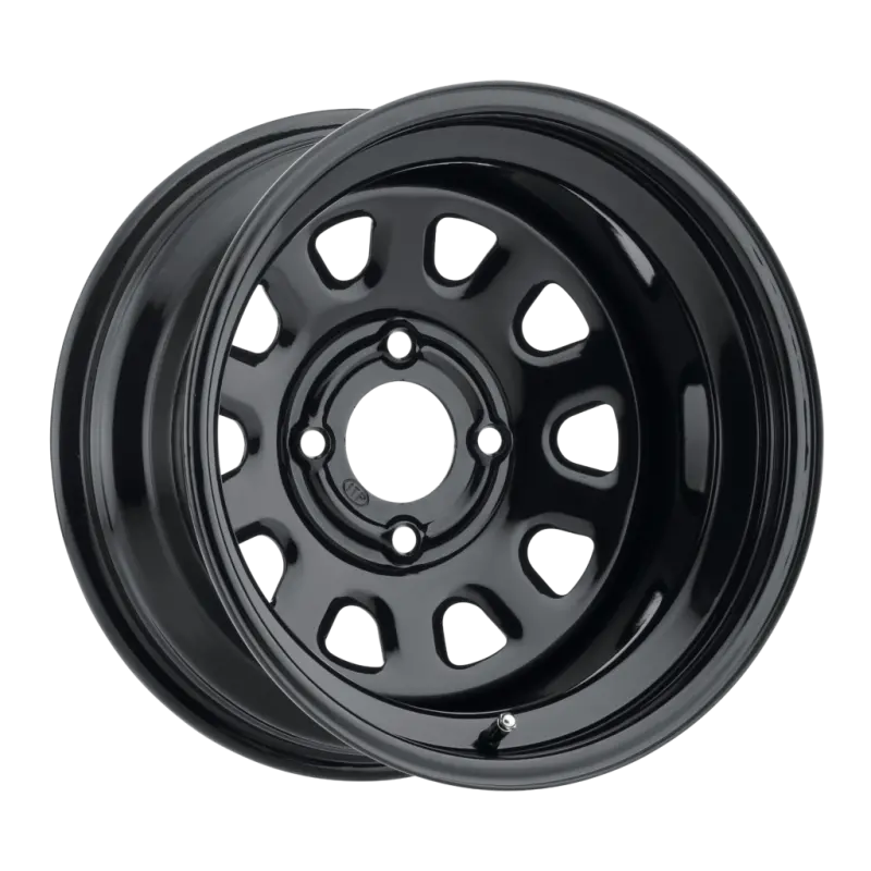 Itp Delta Steel 14X7 / 4X137 Bp / 12Mm Offset Black Wheel 1