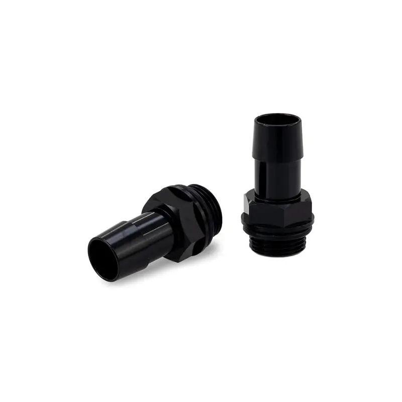 Mishimoto 2Pcs. M20x1.5 5/8In Aluminum Catch Can Fittings - Black 1