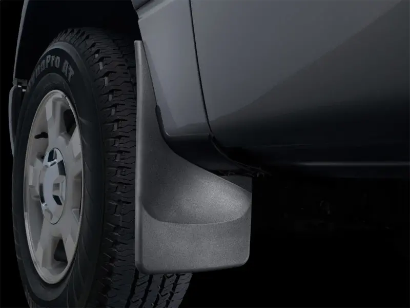 Weathertech 2019+ Dodge Ram Truck 2500/3500 (No Fender Flares/Lip Molding) No Drill Mudflaps - Black 1