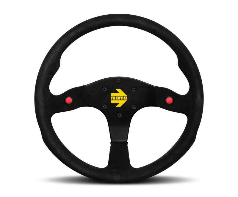 Momo Mod80 Steering Wheel 350 Mm - Black Suede/Black Spokes 1