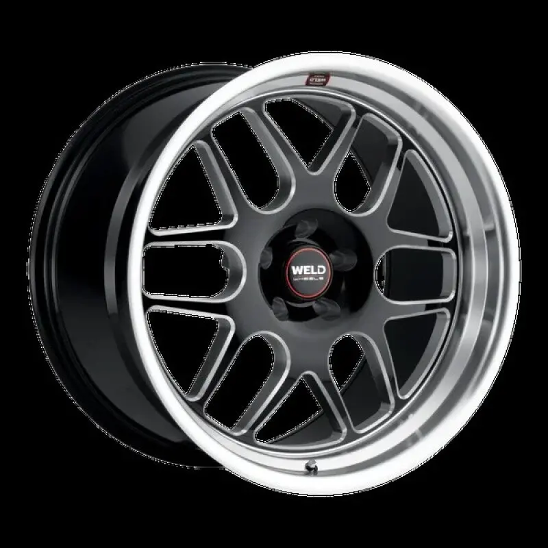 Weld S110 Solana 22X9.5 / 6X135 Bp / Et25 / 6.23In Bs / 87.1 Dia - Gloss Black Milled Wheel 1