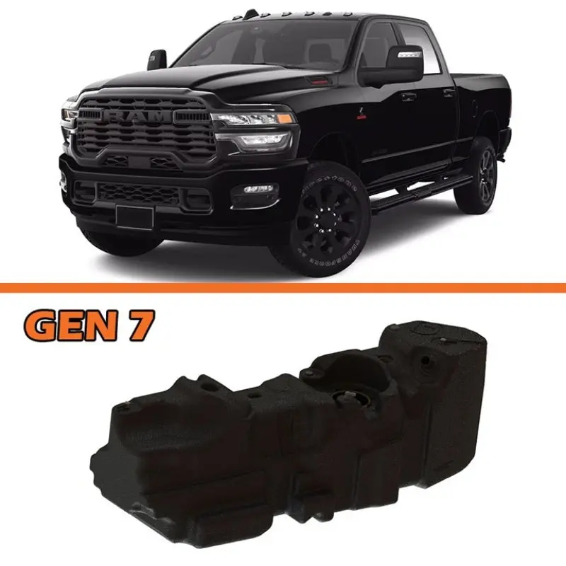 Titan Fuel Tanks 25-26 Ram 2500/3500 Cummins 4Wd Crew Cab Short Bed 52 Gallon Xxl Mid-Ship Fuel Tank 1