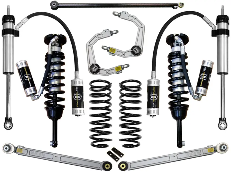 Icon 2010+ Toyota Fj/4Runner 0-3.5" Stage 5 Suspension System W/ Billet Uca 1