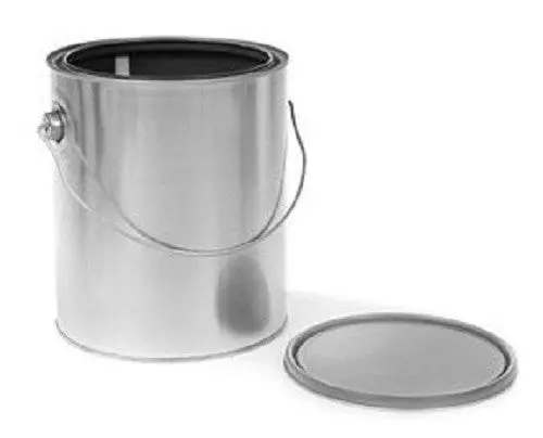 True Value Empgl 1 Gallon Empty Lined Paint Cans With Lids And Handles - Quantity Of 34 1