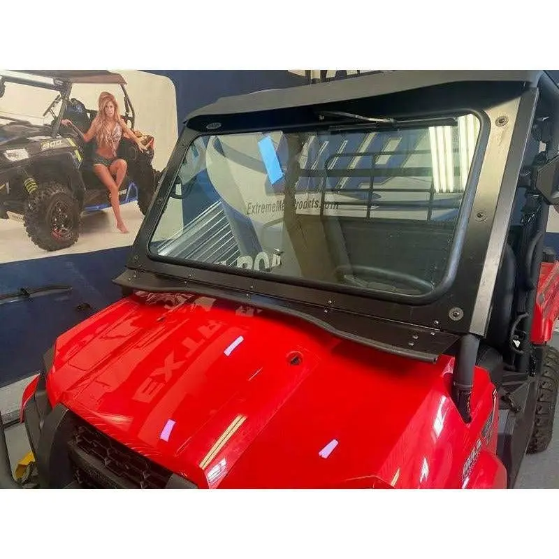 Kawasaki Mule Pro-Mx Vented Glass Front Windshield 1