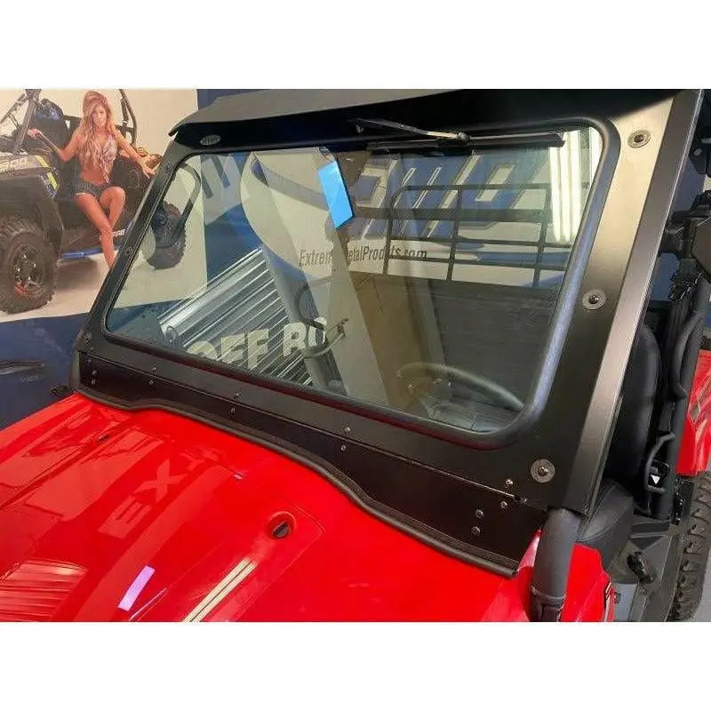 Kawasaki Mule Pro-Mx Vented Glass Front Windshield 2