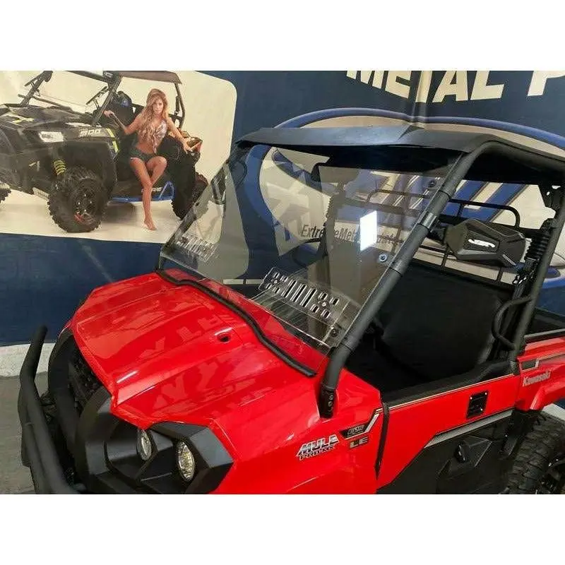 Kawasaki Mule Pro-Mx Vented Polycarbonate Front Windshield 1