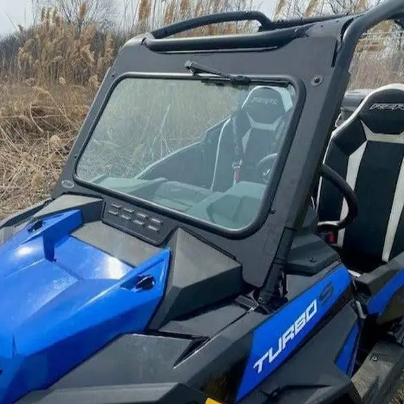 Polaris Rzr Turbo S Glass Front Windshield With Wiper 1
