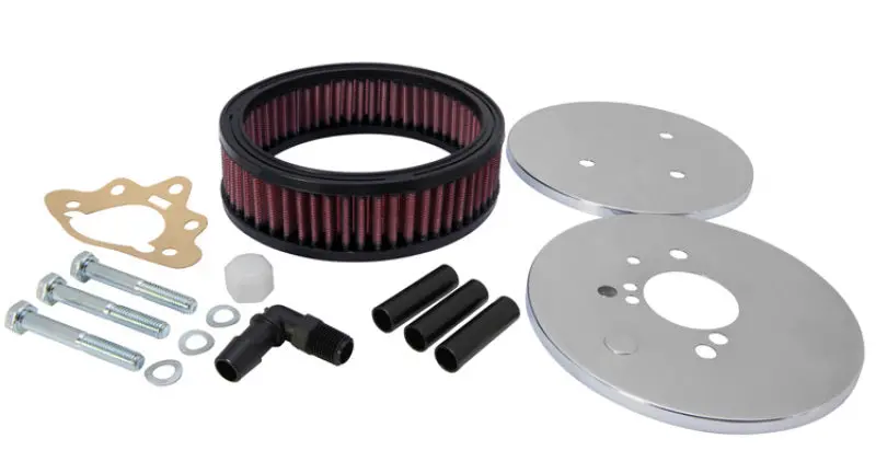 K&N Custom Round Racing Assembly Red 5.875In Od X 2.406In Id X 1.75In Height 1