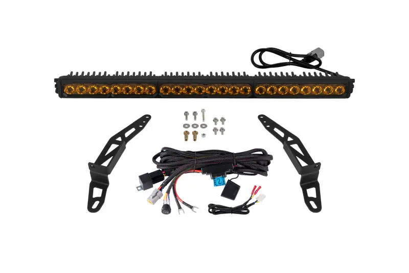 Diode Dynamics Jeep 2018 Ss30 Bumper Led Kit Sport Yellow Combo 1