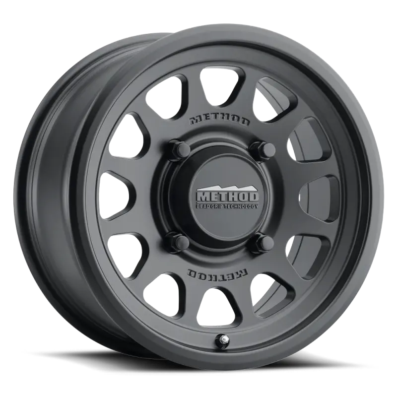 Method Mr414 Bead Grip 15X7 / 5+2/38Mm Offset / 4X156 / 132Mm Cb Matte Black Wheel 1