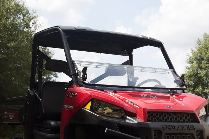Seizmik 13+ Polaris Ranger 900/1000 Xp/Crew Full-Size Windshield Versa-Fold Non-Coat 1
