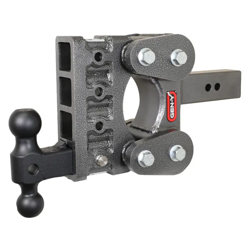 Gen-Y The Boss Torsion-Flex 2.5In Shank 5In Drop 1.7K Tw 16K Hitch W/Gh-051 Dual-Ball 1